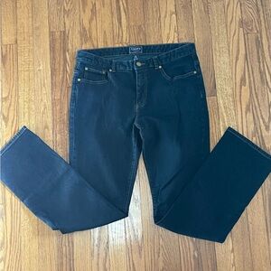 Chaps Women's Navy Straight Leg Jeans